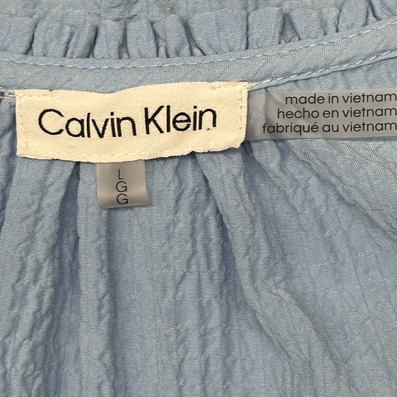 Calvin Klein Long Sleeve Blouse. Large - Picture 8 of 9